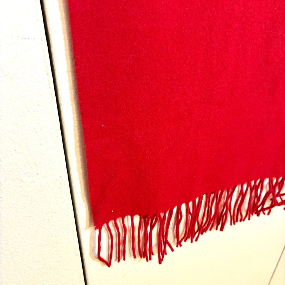 Jos. A. Bank Red Cashmere Scarf - Picture 5 of 8
